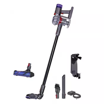 Dyson V8 Advanced aspirapolvere a batteria 2 in 1, senza sacchetto, nichel, argento