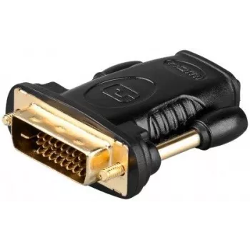 Goobay adattatore HDMI/DVI-D, connettore femmina HDMI standard (Type-A) -> connettore maschio DVI-D (24+1) (68931)