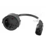 Cavo di alimentazione Lanberg CA-C14E-10CC-0018-BK nero 0,18 m connettore C14 (CA-C14E-10CC-0018-BK)
