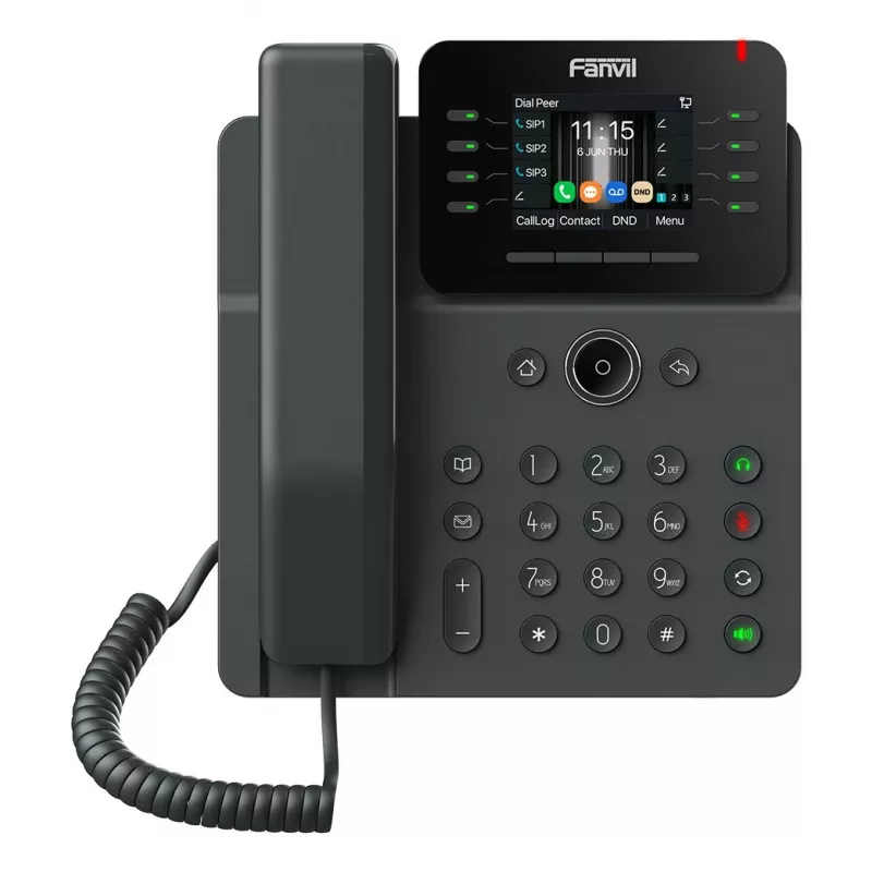 Telefono IP Fanvil V62W nero