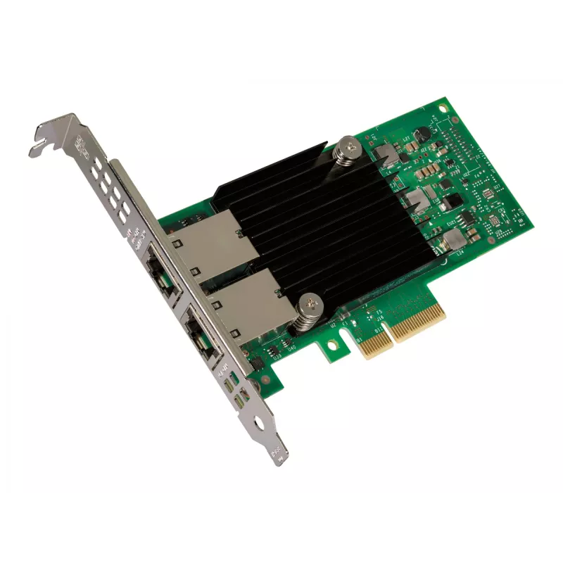 Intel Ethernet Converged Network Adapter X550-T2 - Adattatore di rete - PCIe 3.0 x4 Low-Profile - 10Gb Ethernet x 2 (X550T2BLK)