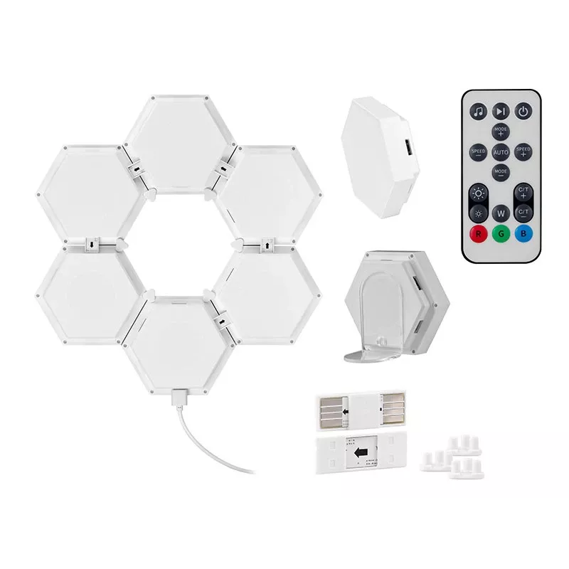 Pannello LED RGB da incasso TRACER Smart Hexagon Tracer 47256 Ambience TRAOSW47256
