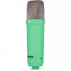 NT1 Signature + cavo XLR + braccio da studio da tavolo, microfono verde chiaro, bundle