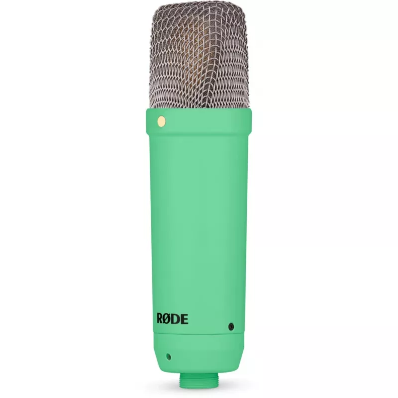 NT1 Signature + cavo XLR + braccio da studio da tavolo, microfono verde chiaro, bundle