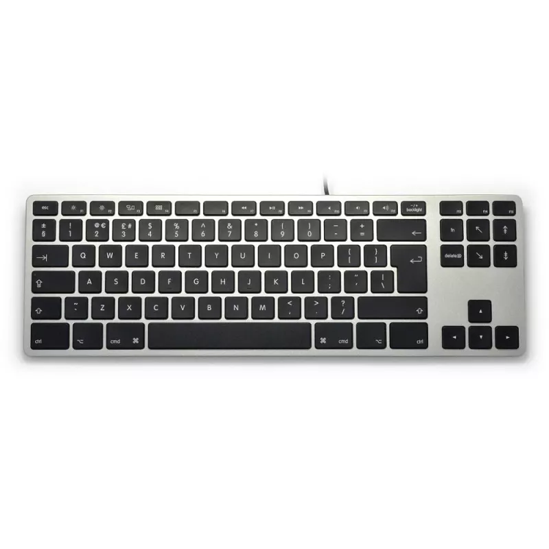 Tastiera alluminio Mac Tenkeyless RGB Space Gray