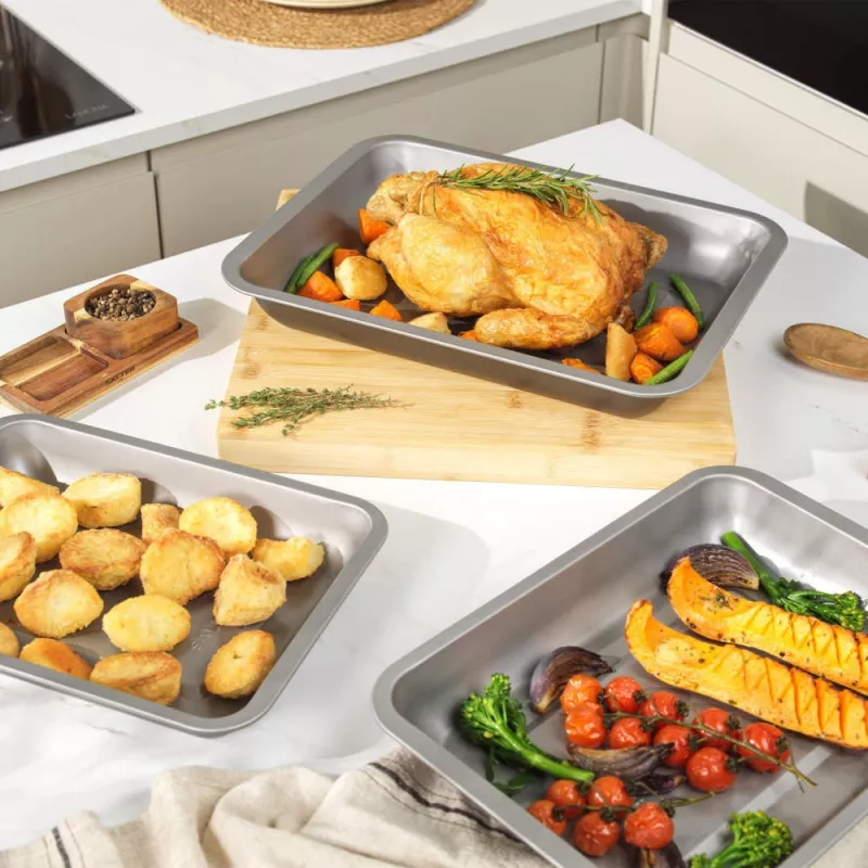 Set tegame Salter BW13675 3 pezzi antiaderente adatto al forno