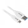 Cavo USB 3.2 Gen 2, USB-A maschio > USB-C maschio (bianco, 0,5 metri)