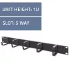 Gestione cavi QOLTEC 54515 1U per rack 19 pollici