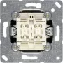 Modulo interruttore a parete JUNG 505 U 1P, unipolare 10 A, 250 V – bianco metallico