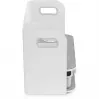 Organizer da scrivania Digitus con caricabatterie Qi acciaio grigio bianco 1 cassetto