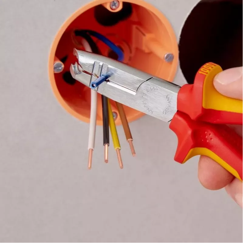 Pinza spellafili Knipex 13 46 165 rosso, giallo