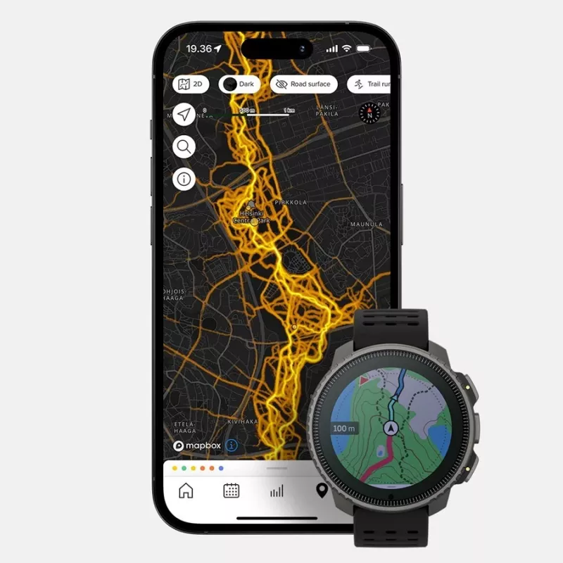 Suunto Vertical Solar 3,56 cm (1,4) matrice a punti 49 mm 280 x 280 pixel touchscreen nero GPS (satellitare)