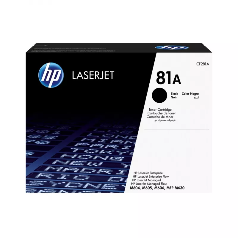 HP 81A cartuccia toner originale LaserJet nero, 10500 pagine, nero, 1 pezzo