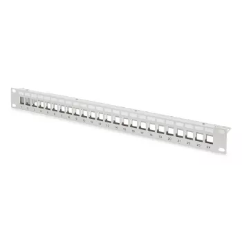 Patch panel modulare Digitus 24 porte DN-91410-24 RJ-45 Cat6a grigio