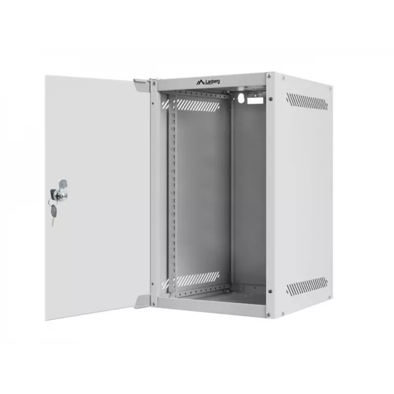 Armadio a parete LANBERG WF10-2309-10S 9U, 280×310×469 mm, portata 20 kg, grigio