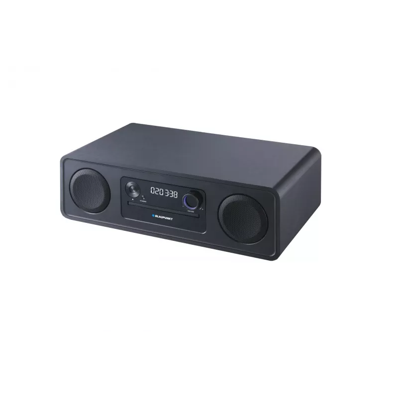 Blaupunkt MS20BK sistema micro Hi-Fi, Bluetooth, CD/CD-RW/MP3/WMA, radio FM, USB, AUX, orologio/sveglia, 120 W, nero