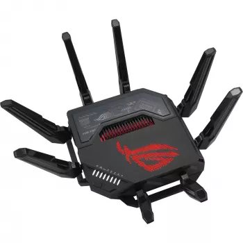 ASUS ROG Rapture GT-BE98 Router wireless 10 Gigabit Ethernet Quad-Band (2,4 GHz / 5 GHz-1 / 5 GHz-2 / 6 GHz) nero