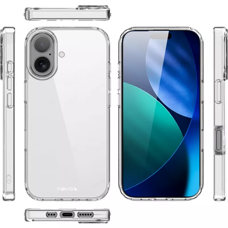 Nevox StyleShell Flex - iPhone 17 6.3 , trasparente