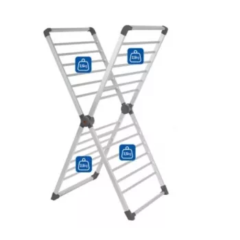 Asciugabiancheria elettrico NOVEEN ECD40 – stendibiancheria indoor compatto a libera installazione, pieghevole, IP22, carico massimo 10 kg, bianco