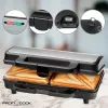 ProfiCook PC-ST 1092 - Sandwich maker - 900 W - Acciaio inox/nero