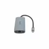 Dicota USB-C 8-in-1 Multi Hub 4K PD 100W argento