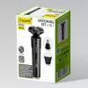 Set di rasatura Maestro MR-678 3-in-1 USB 90 min. trimmer rasoio groomer ricaricabile
