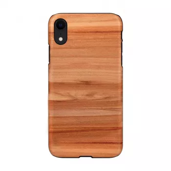 Custodia per smartphone MAN & WOOD per iPhone XR, cappuccino white