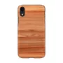 Custodia per smartphone MAN & WOOD per iPhone XR, cappuccino white