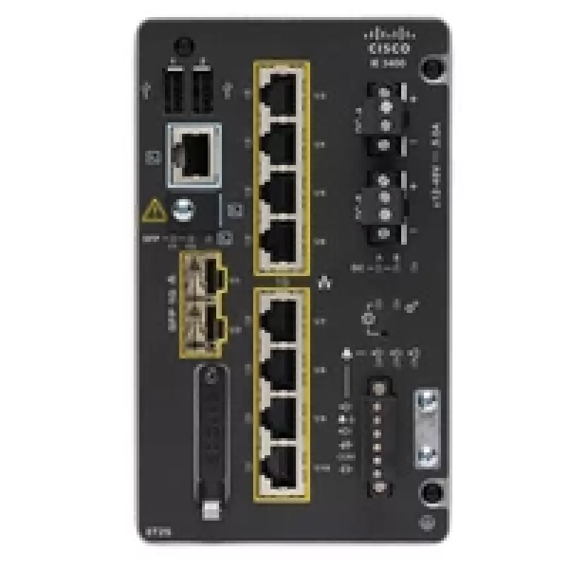 Switch gestito Cisco Catalyst IE3400 L2 8x Gigabit Ethernet 3x USB