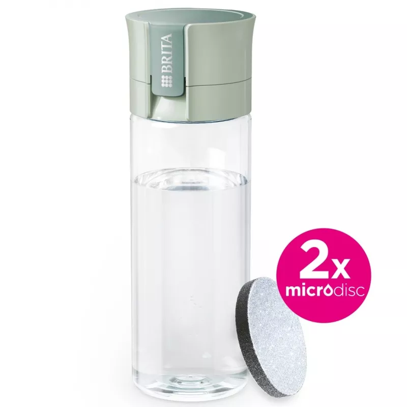 Borraccia riutilizzabile BRITA Fill&Go Vital 600 ml con filtro MicroDisc integrato, verde
