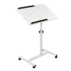 Maclean supporto mobile per scrivania/laptop, bianco, regolazione in altezza 59-89 cm, max 30 kg, MC-121 W