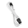 Cavo di prolunga BITFENIX Alchemy PCIe 6-Pin 45 cm sleeved bianco
