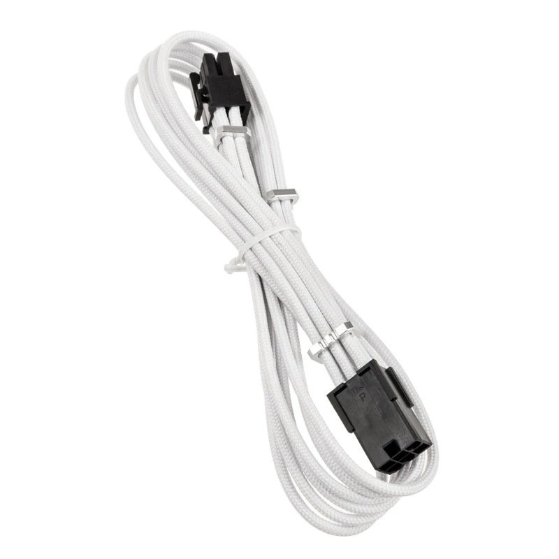 Cavo di prolunga BITFENIX Alchemy PCIe 6-Pin 45 cm sleeved bianco