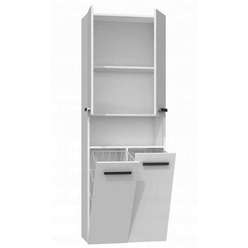 Topeshop NEL 2K DK bianco armadietto contenitore bagno bianco