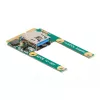 DeLOCK Mini PCIe I/O 1 x USB 2.0 Type-A femmina Full-Size Half-Size