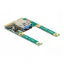 DeLOCK Mini PCIe I/O 1 x USB 2.0 Type-A femmina Full-Size Half-Size