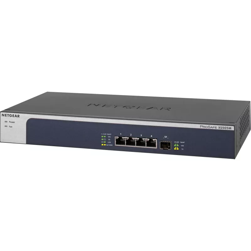 NETGEAR XS505M unmanaged 10G Ethernet (100/1000/10000) grigio, argento