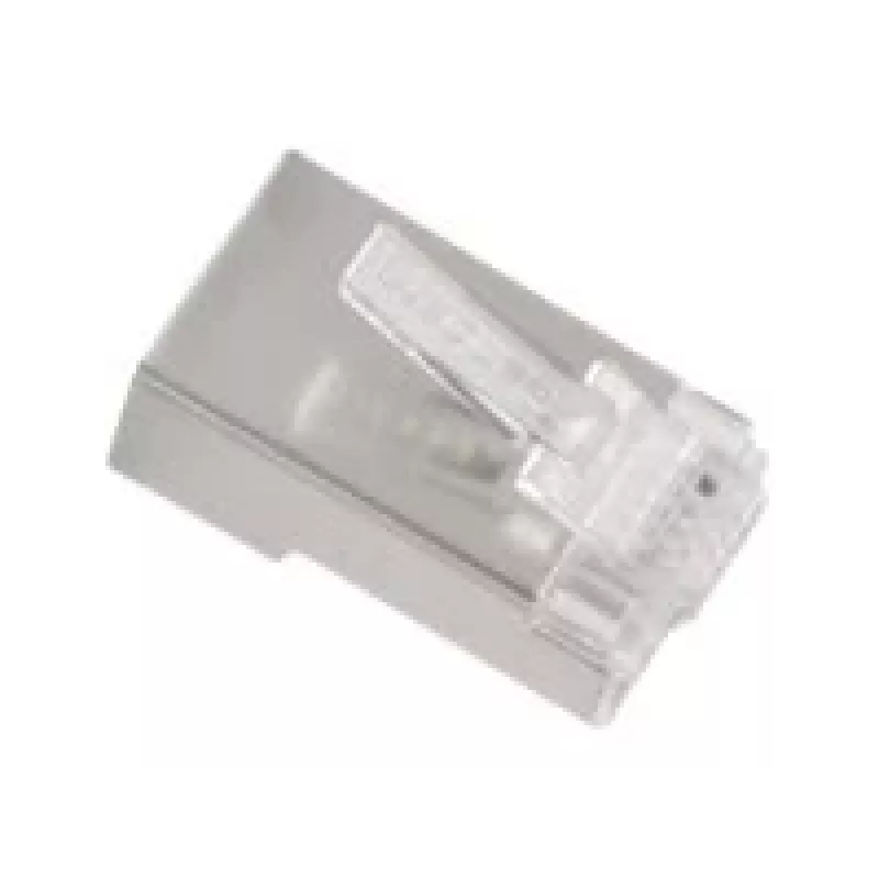 Lanberg PLS-5000 connettore per fili RJ-45 acciaio inox - trasparente (PLS-5000)