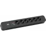 Cavo prolunga elettrica Bachmann Primo 2 2m 6 prese AC nero