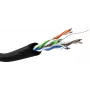 Cavo di rete Goobay CAT 5e U/UTP 100m Nero