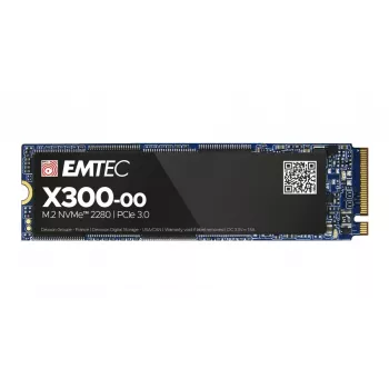 SSD interno M.2 2280 NVMe EMTEC X300 Power Pro 2 TB PCIe Gen3 x4 — 2500/2000 MB/s