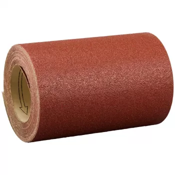 Makita - Rullo abrasivo - per legno, metallo, plastica - grana: 80, medio-grossa - 120 mm x 5 m - per Makita 9046, 9046J, BO4900V, BO4900VJ, BO4901J (P-38124)