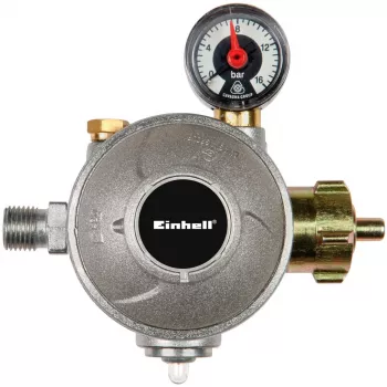 Regolatore di pressione EINHELL 2332399, regolatore di pressione interno 50 mbar per apparecchi di riscaldamento a gas interni
