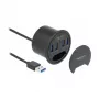 Hub USB DeLOCK 64153 Type-A 5000 Mbit/s nero