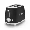 Tostapane Smeg 50's Style TSF01BLMEU 2 fette Nero Acciaio inox
