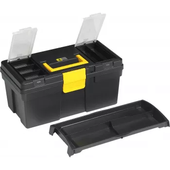 Scatola per riporre allit McPlus Promo 16 476180 plastica, nero/verde, organizer impilabile