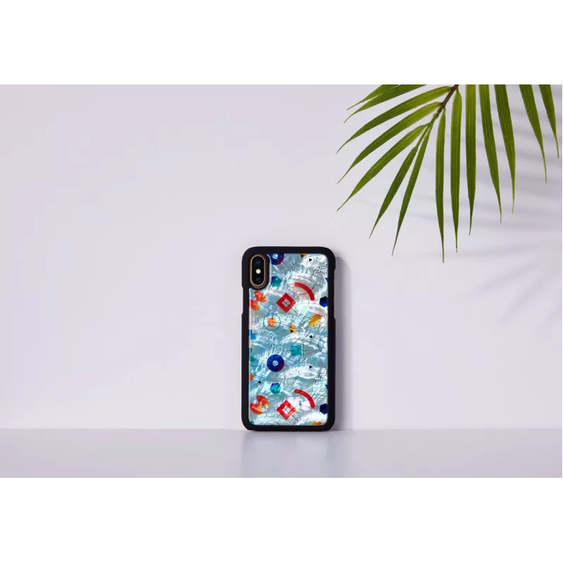 iKins Poppin Rock custodia per iPhone XS/X, nera