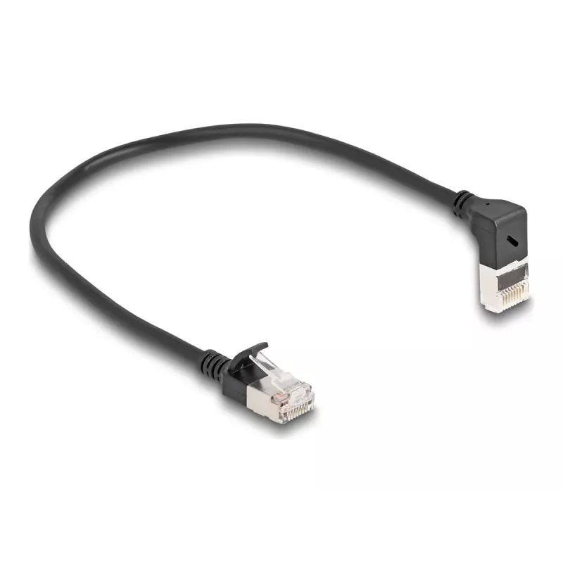 Cavo di rete DeLOCK RJ45 Cat.6A 0,25 m nero