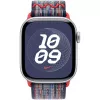 Cinturino 42 mm Blu/Rosso Nike Sport Loop