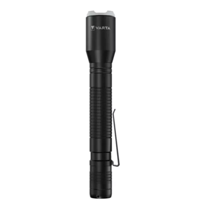 Varta 16607101421 Aluminium Light F20 Pro Torcia LED, 3 modalità di luce, nera
